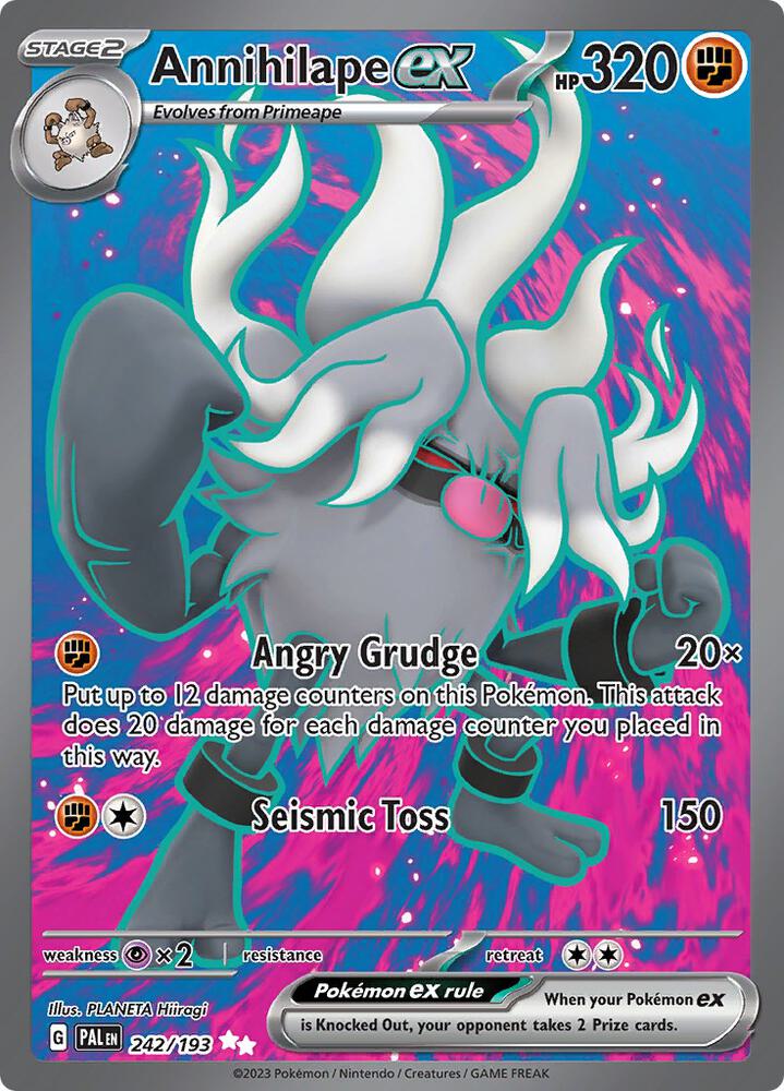 Annihilape ex 242/193 (SV02: Paldea Evolved)  - Holofoil