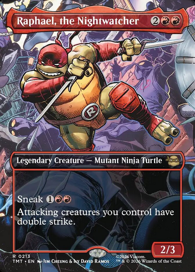 Raphael, the Nightwatcher 213/190 (Teenage Mutant Ninja Turtles)  - Borderless