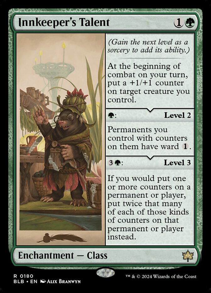 Innkeeper's Talent 180 (Bloomburrow)  - Foil