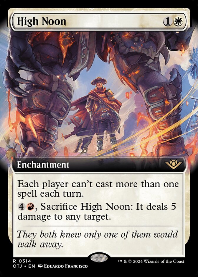 High Noon 314/286 (Outlaws of Thunder Junction)  - Extended Art