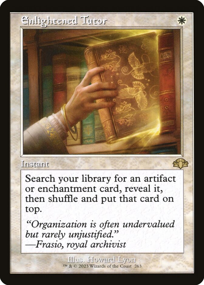 Enlightened Tutor 263 (Dominaria Remastered)  - Retro