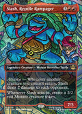 Slash, Reptile Rampager 208 (Teenage Mutant Ninja Turtles)  - Borderless Foil