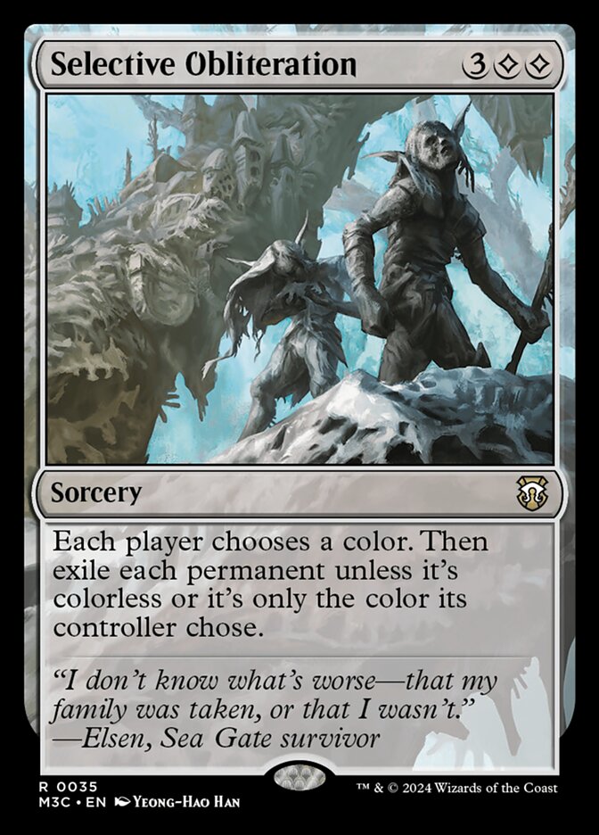 Selective Obliteration 35 (Commander: Modern Horizons 3) 