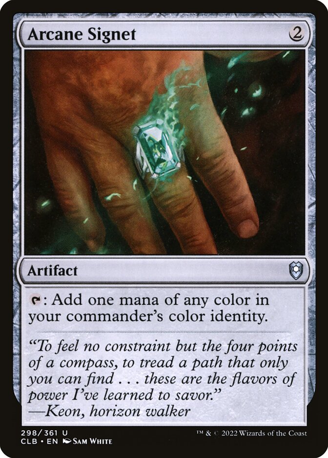 Arcane Signet 298 (Commander Legends: Battle for Baldur's Gate) 
