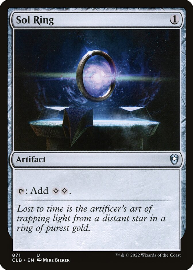 Sol Ring 871 (Commander Legends: Battle for Baldur's Gate) 