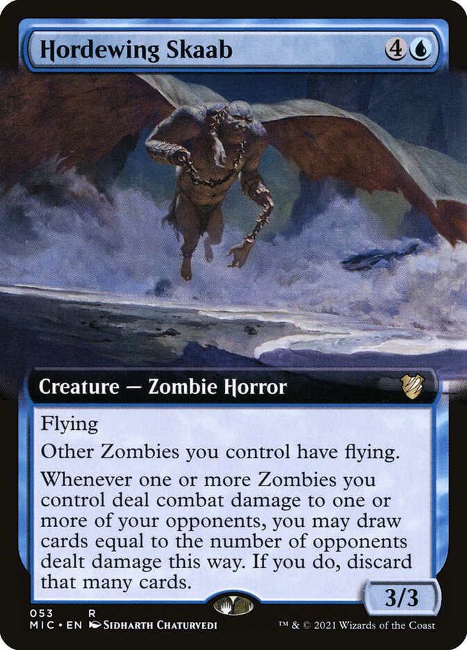 Hordewing Skaab Extended Art 53 (Commander: Innistrad: Midnight Hunt) 