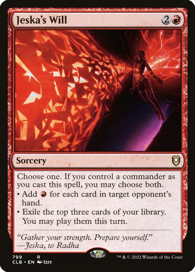 Jeska's Will 799/361 (Commander Legends: Battle for Baldur's Gate) 