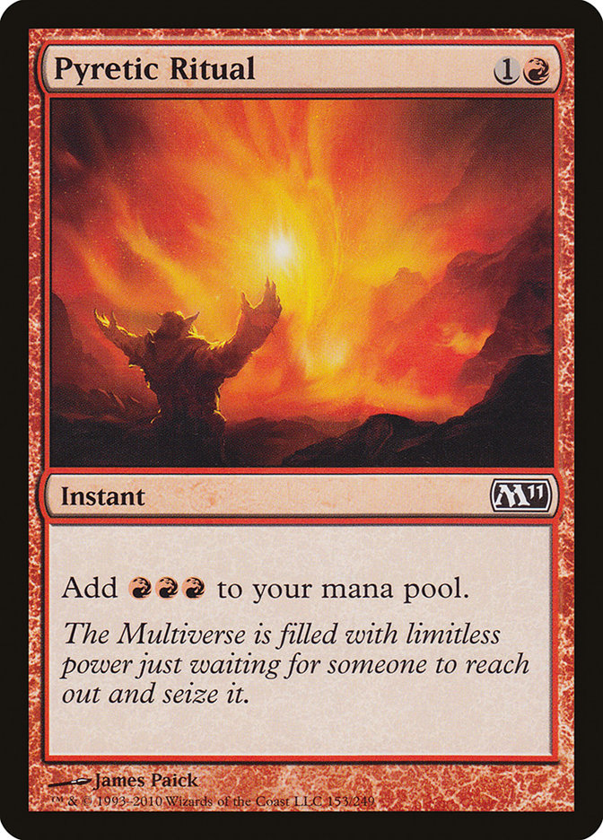 Pyretic Ritual 153 (Magic 2011 (M11))  - Foil