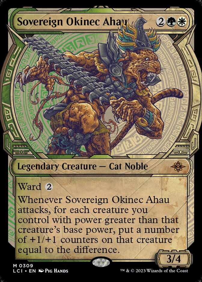 Sovereign Okinec Ahau 309/291 (The Lost Caverns of Ixalan)  - Showcase Foil