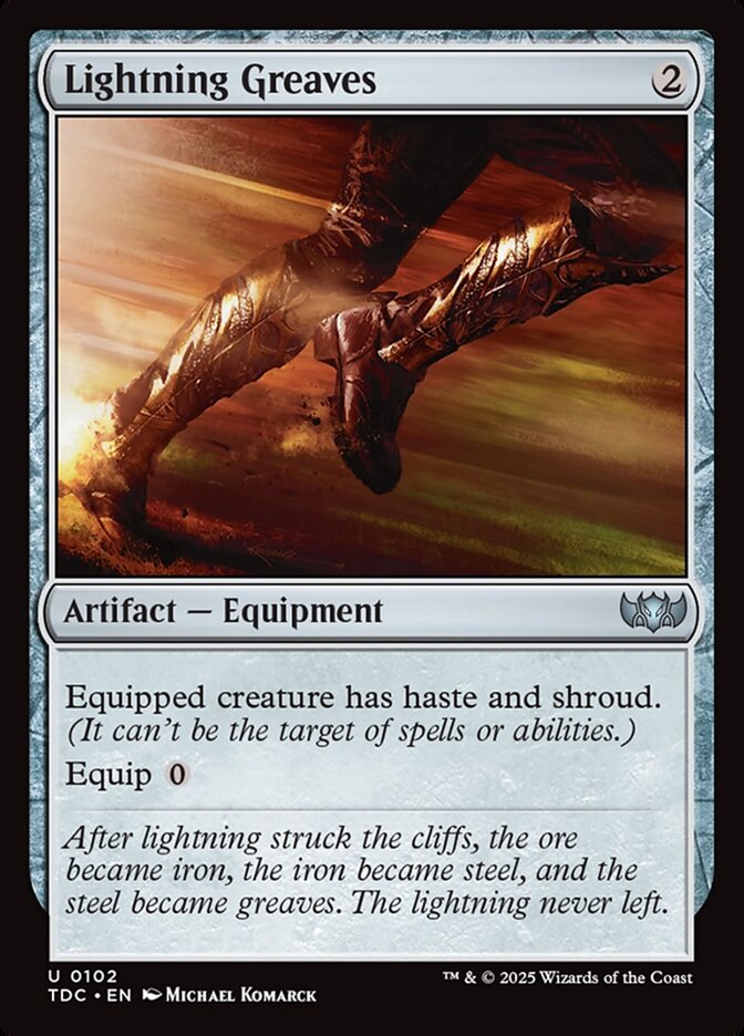 Lightning Greaves 102 (Commander: Tarkir: Dragonstorm) 