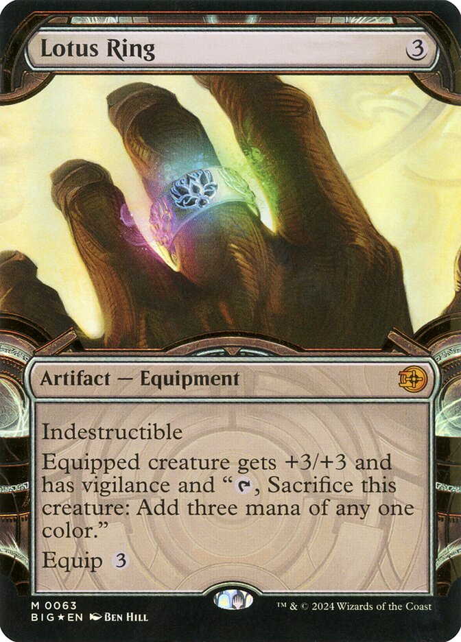 Lotus Ring 63 (Outlaws of Thunder Junction: The Big Score)  - Foil