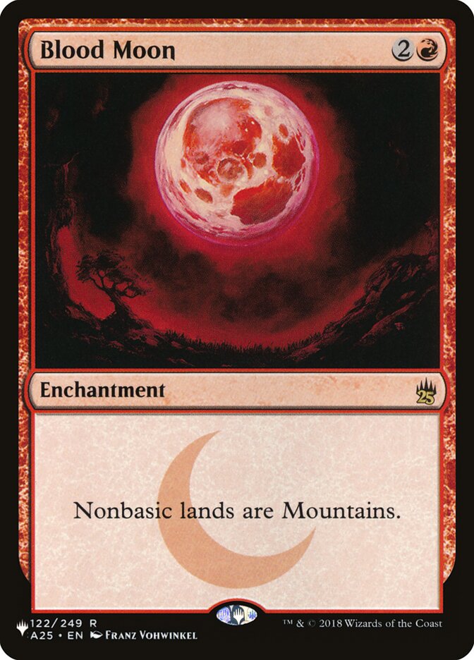Blood Moon 122/249 (The List Reprints) 
