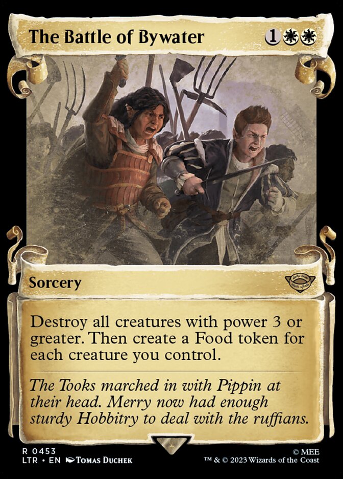 The Battle of Bywater 453 (Universes Beyond: The Lord of the Rings: Tales of Middle-earth)  - Showcase Scroll