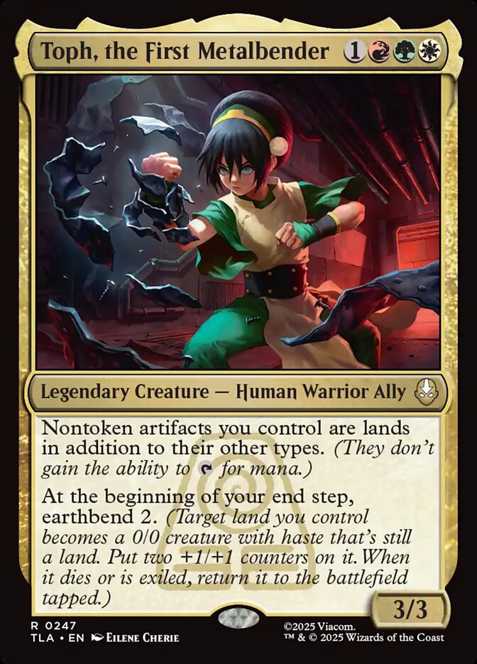 Toph, the First Metalbender 247/286 (Avatar: The Last Airbender)  - Foil