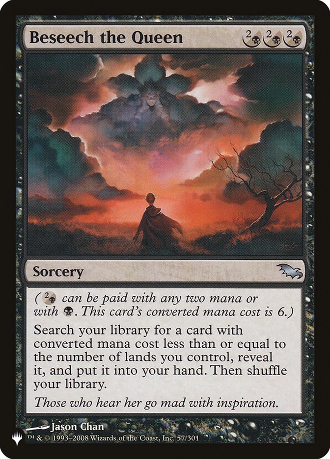Beseech the Queen 57/301 (The List Reprints) 