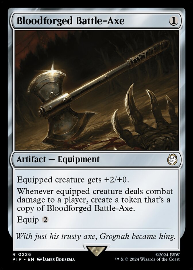 Bloodforged Battle-Axe 226 (Universes Beyond: Fallout) 