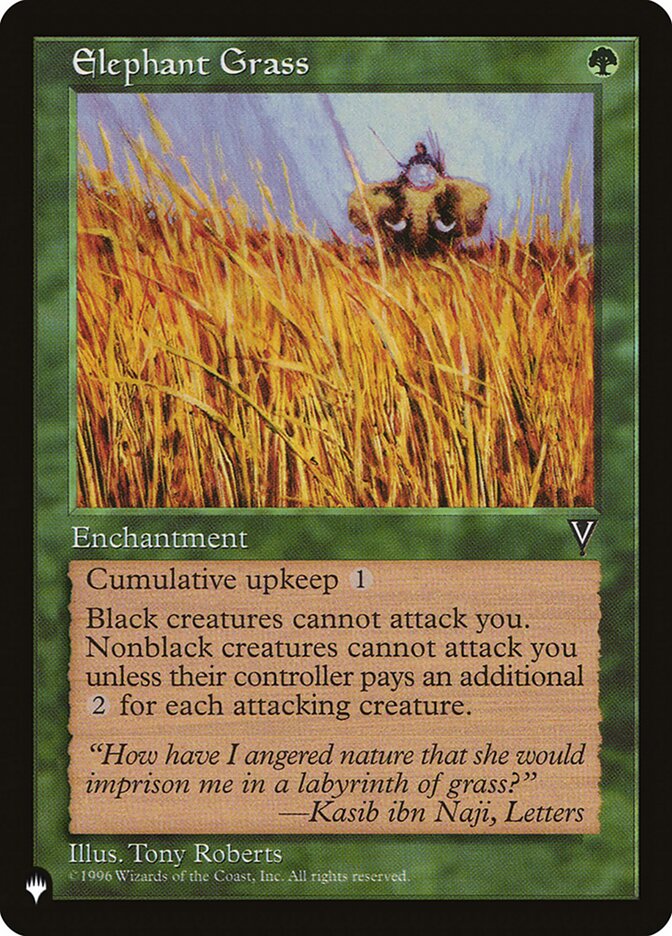 Elephant Grass VIS-104/5075 (The List Reprints) 