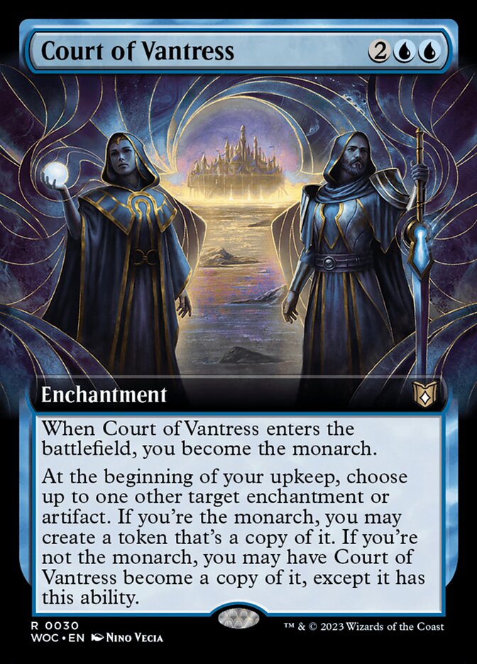 Court of Vantress 30/173 (Commander: Wilds of Eldraine)  - Extended Art
