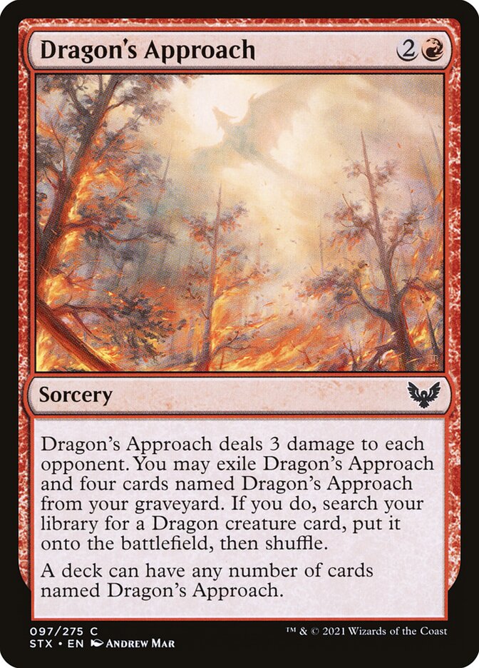 Dragon's Approach 97/275 (Strixhaven: School of Mages)  - Foil