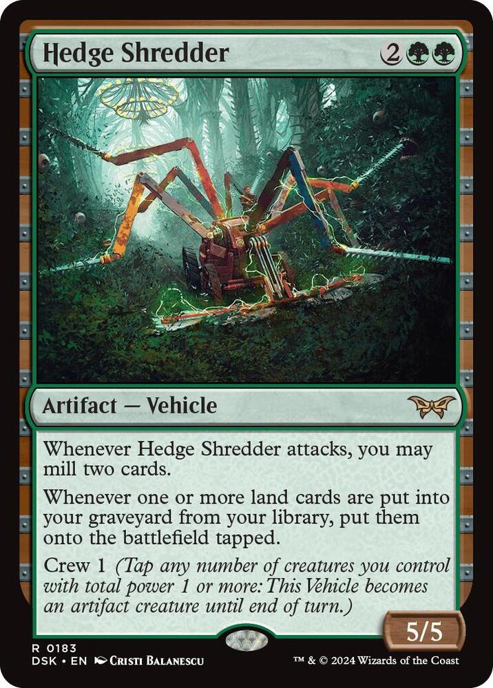 Hedge Shredder 183/286 (Duskmourn: House of Horror) 