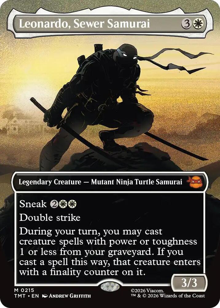 Leonardo Sewer Samurai Borderless (Teenage Mutant Ninja Turtles) 