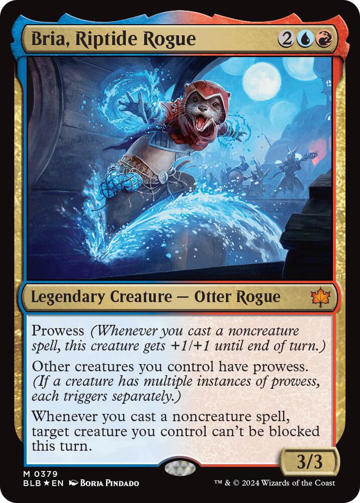 Bria, Riptide Rogue 379/281 (Bloomburrow)  - Foil