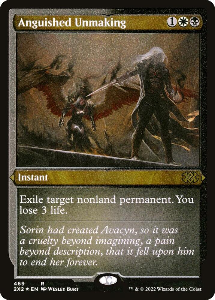 Anguished Unmaking Foil Etched 469 (Double Masters 2022)  - Foil