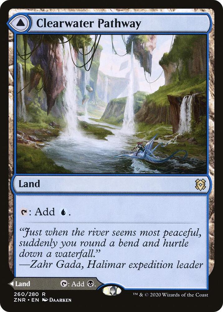 Clearwater Pathway // Murkwater Pathway 260 (Zendikar Rising) 