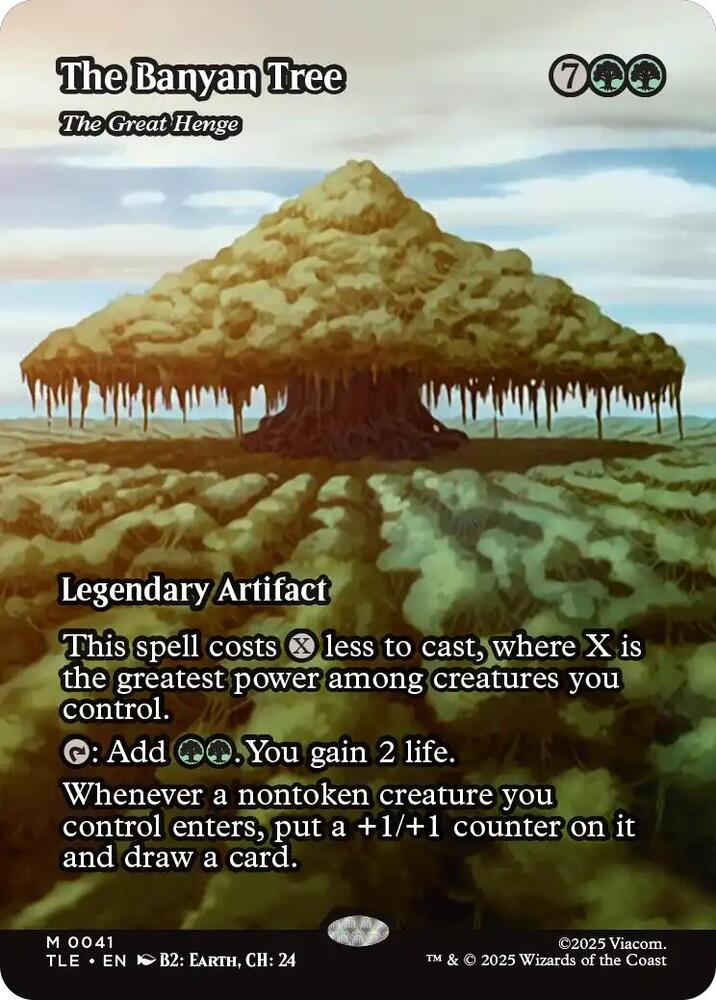 The Banyan Tree The Great Henge Borderless 41 (Avatar: The Last Airbender: Eternal-Legal)  - Foil