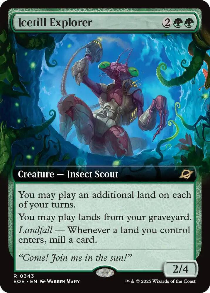 Icetill Explorer Extended Art 343 (Edge of Eternities)  - Extended Art