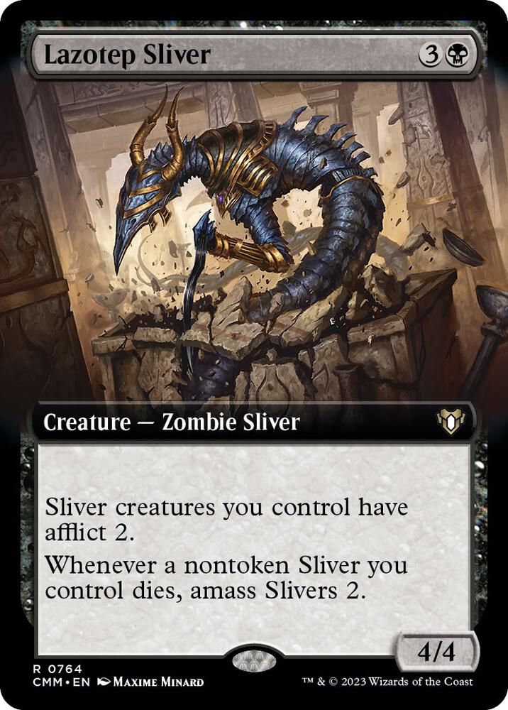 Lazotep Sliver 764 (Commander Masters)  - Extended Art Foil