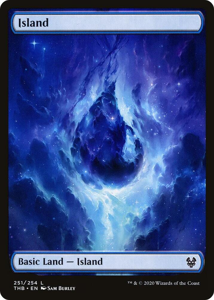 Island 251/254 (Theros Beyond Death)  - Full Art Foil