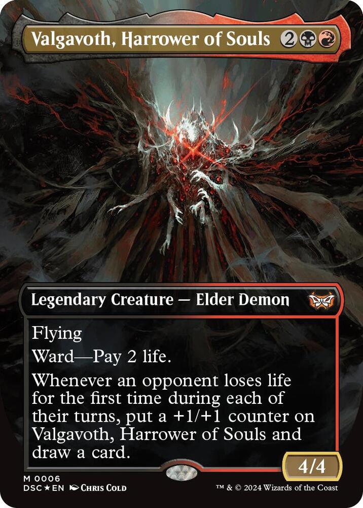 Valgavoth, Harrower of Souls 6 (Commander: Duskmourn: House of Horror) 