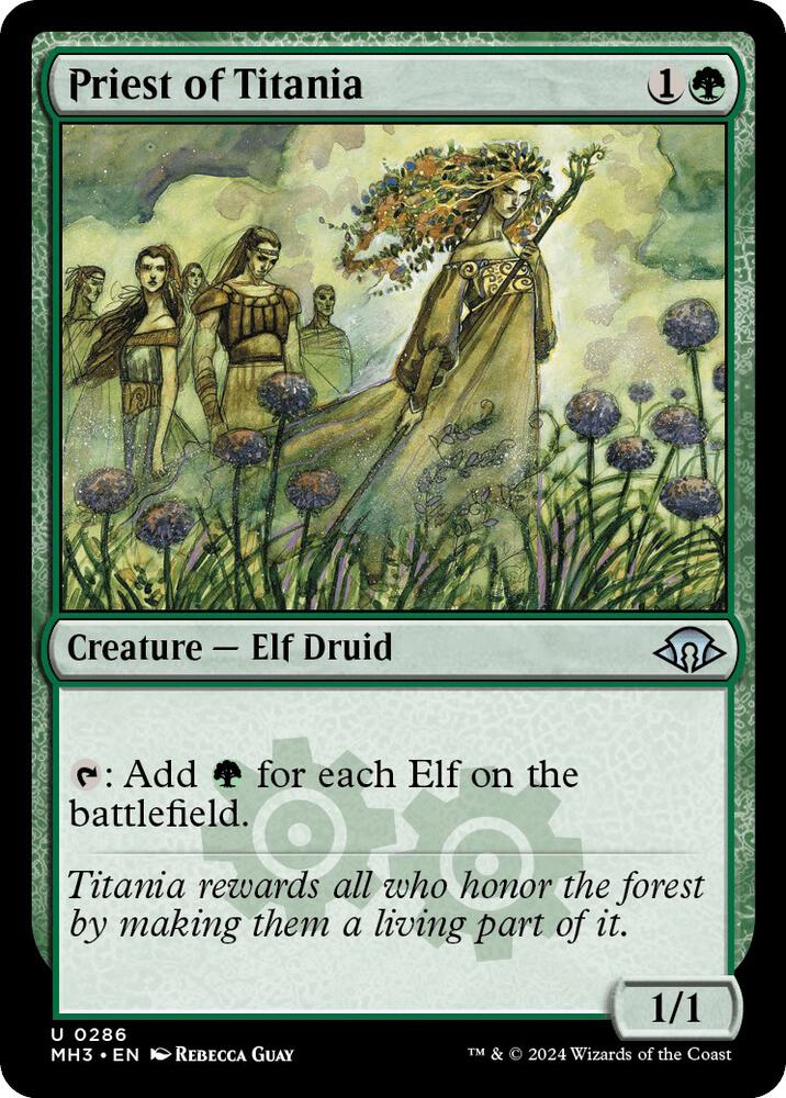 Priest of Titania 286/319 (Modern Horizons 3)  - Foil