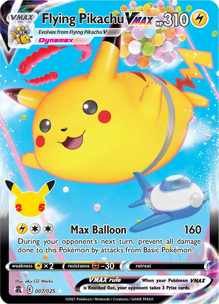 Flying Pikachu VMAX (Celebrations)  - Holofoil