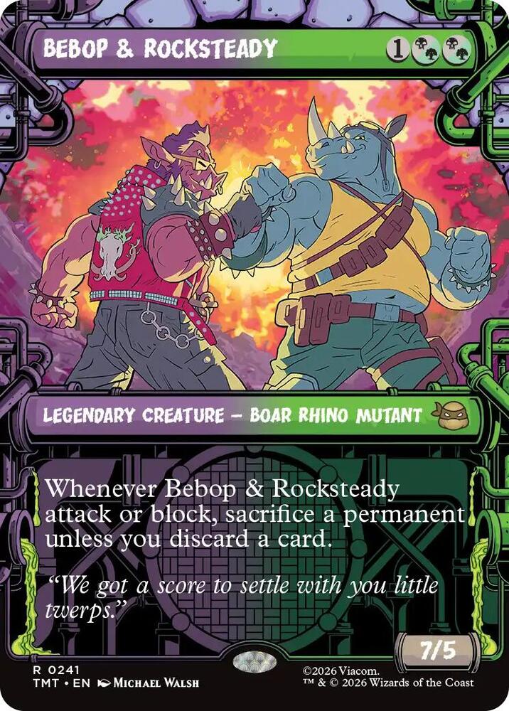 Bebop & Rocksteady 241 (Teenage Mutant Ninja Turtles)  - Showcase