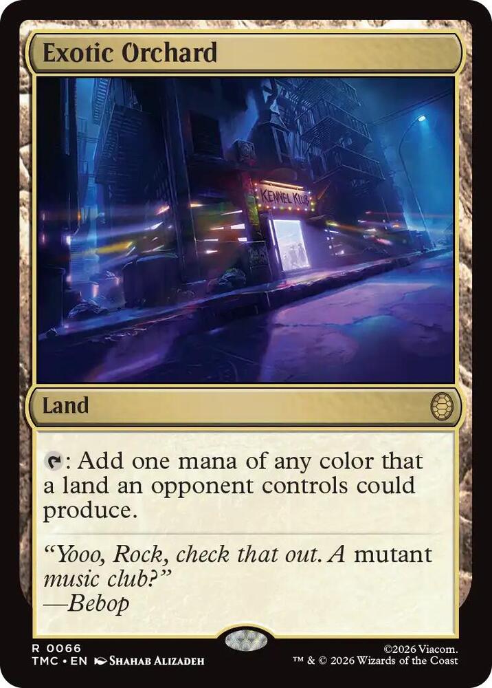 Exotic Orchard (Commander: Teenage Mutant Ninja Turtles) 