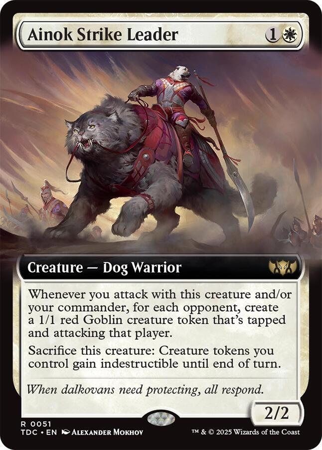 Ainok Strike Leader 51 (Commander: Tarkir: Dragonstorm) 