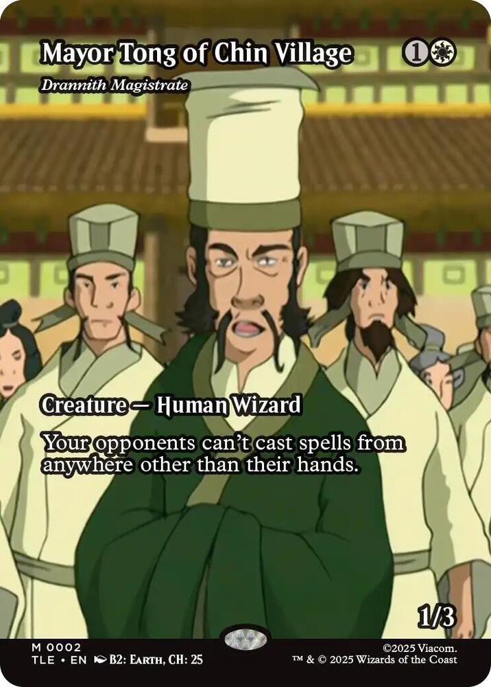 Mayor Tong of Chin Village - Drannith Magistrate 2/317 (Avatar: The Last Airbender: Eternal-Legal)  - Borderless Foil