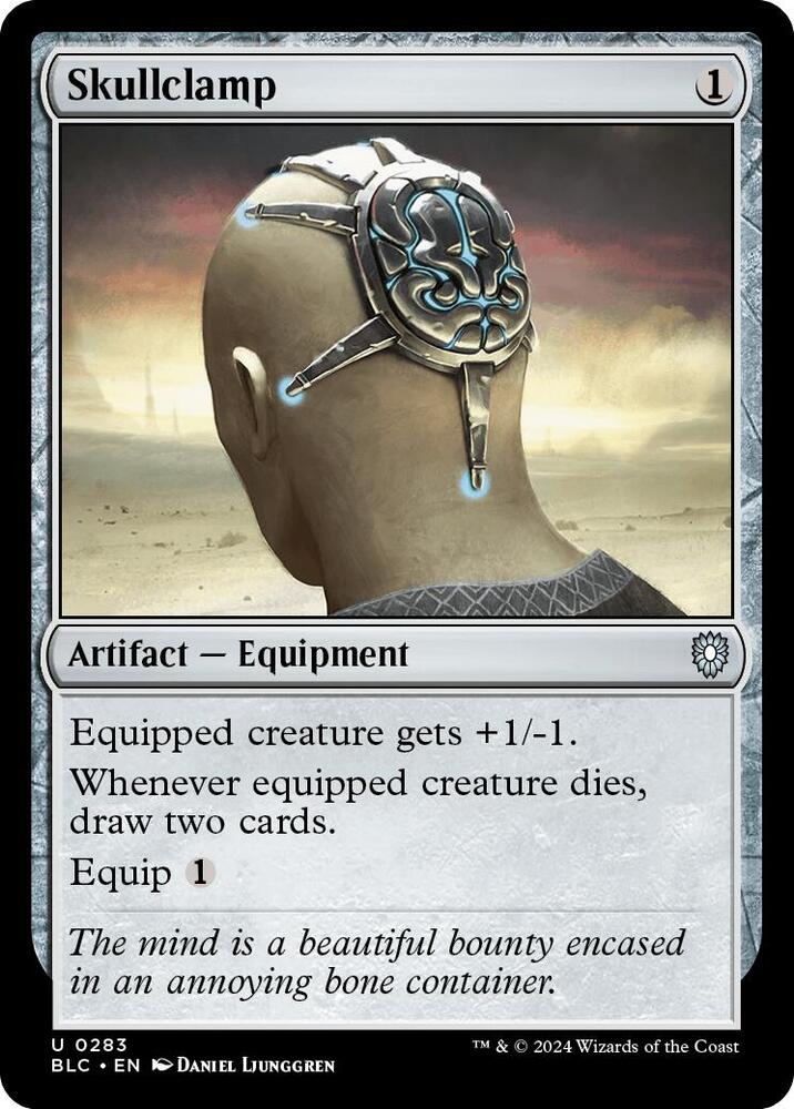 Skullclamp 283 (Commander: Bloomburrow) 