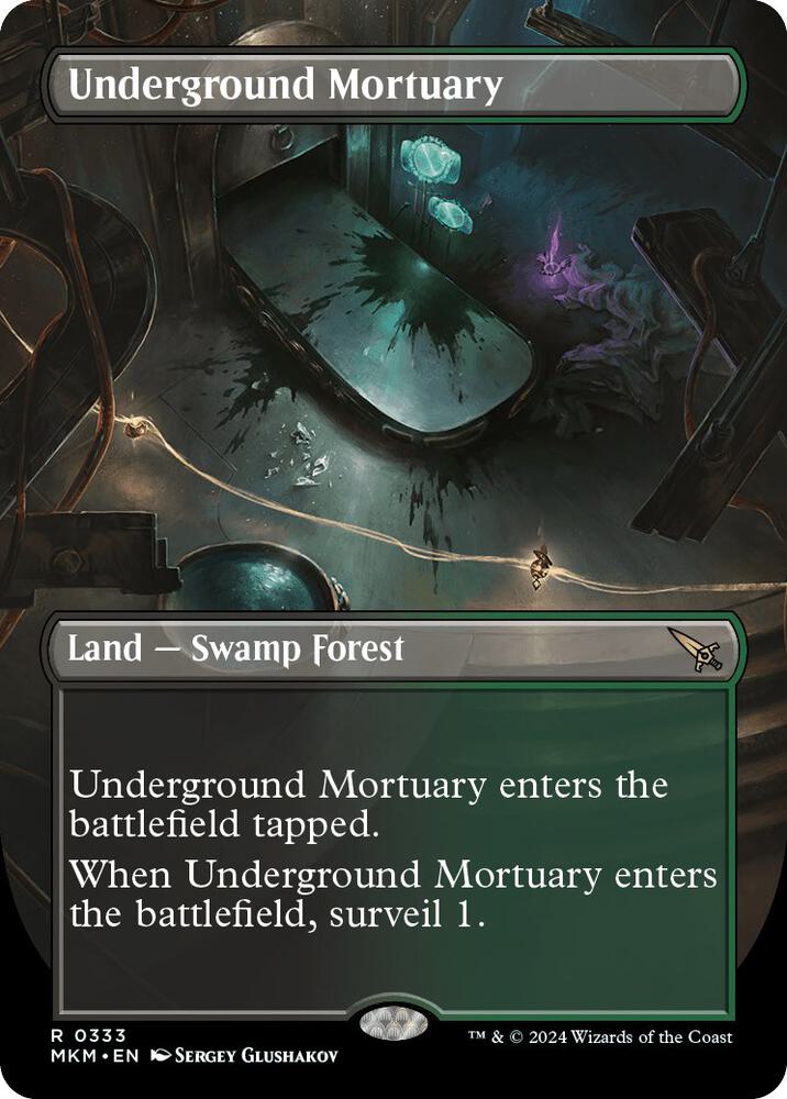 Underground Mortuary 333/286 (Murders at Karlov Manor)  - Borderless