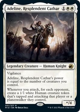 Adeline Resplendent Cathar 1/277 (Innistrad: Midnight Hunt) 