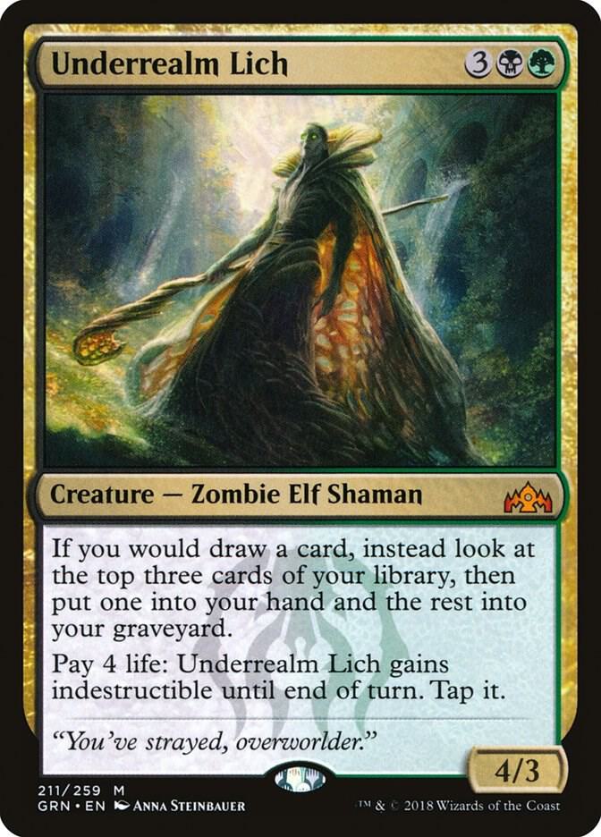 Underrealm Lich 211/259 (Guilds of Ravnica) 
