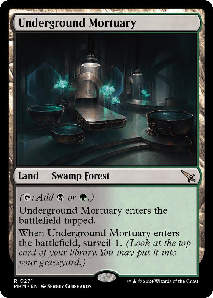 Underground Mortuary 271/286 (Murders at Karlov Manor)  - Foil