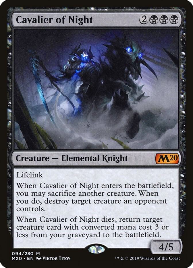 Cavalier of Night 94/280 (Core Set 2020) 