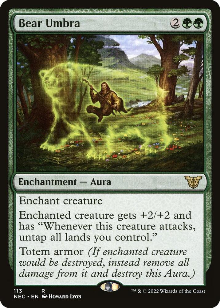 Bear Umbra 113/38 (Commander: Kamigawa: Neon Dynasty) 