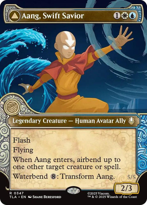 Aang, Swift Savior // Aang and La, Ocean's Fury 347 (Avatar: The Last Airbender)  - Showcase