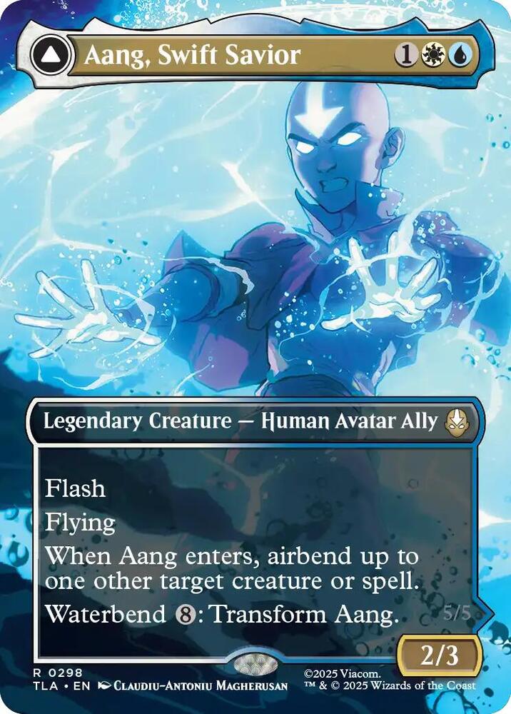 Aang Swift Savior 0298 Borderless 298 (Avatar: The Last Airbender)  - Borderless