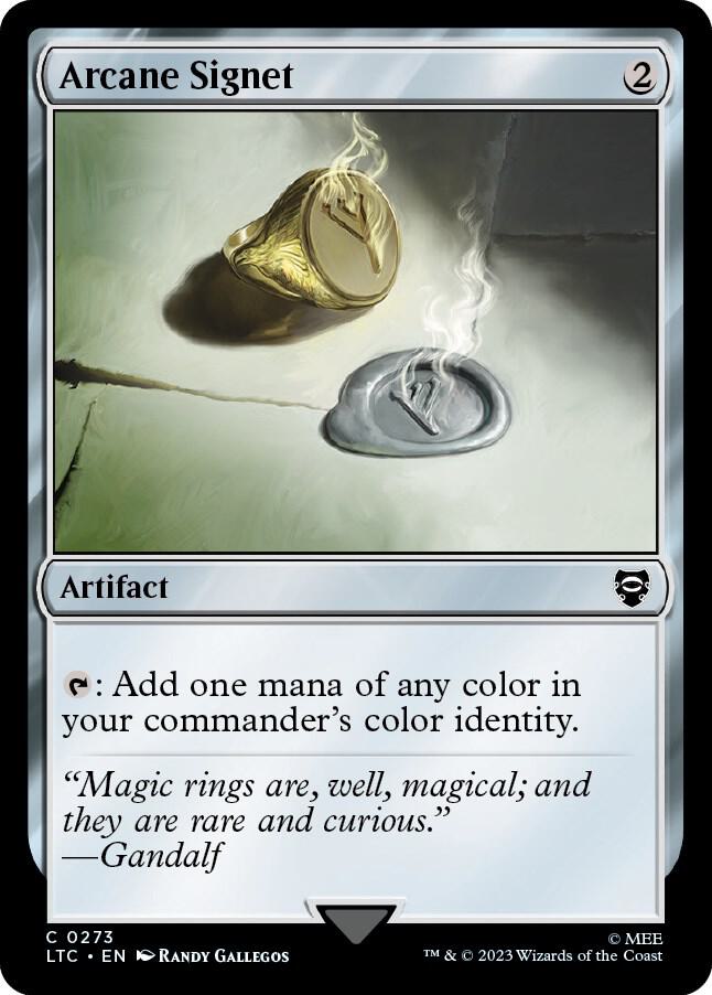 Arcane Signet 273 (Commander: The Lord of the Rings: Tales of Middle-earth) 