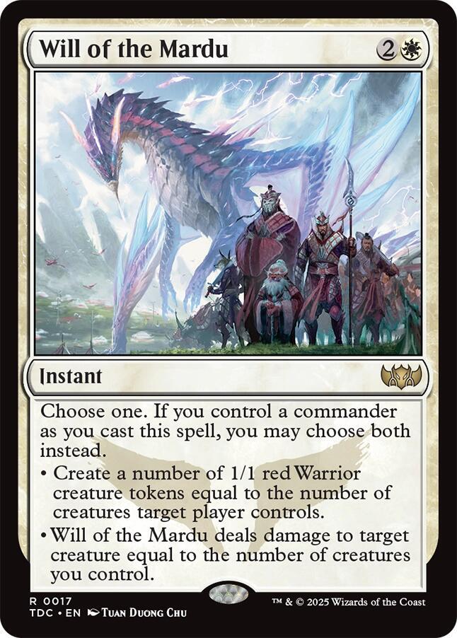 Will of the Mardu 17/413 (Commander: Tarkir: Dragonstorm) 
